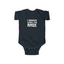 Load image into Gallery viewer, I Would Like To RAGE - Babe-arian Onesie