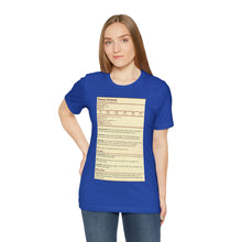 Load image into Gallery viewer, Human Variant Stat Block Tee | Regular Fit | Fantasy Dnd Tabletop RPG T-shirt