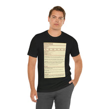 Load image into Gallery viewer, Human Variant Stat Block Tee | Regular Fit | Fantasy Dnd Tabletop RPG T-shirt