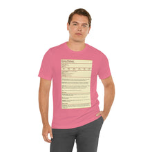 Load image into Gallery viewer, Human Variant Stat Block Tee | Regular Fit | Fantasy Dnd Tabletop RPG T-shirt