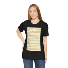 Load image into Gallery viewer, Human Variant Stat Block Tee | Regular Fit | Fantasy Dnd Tabletop RPG T-shirt