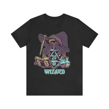 Load image into Gallery viewer, Arcane Power: Wizard D20 Tee | Regular Fit | Fantasy DnD Tabletop Gaming Tshirt