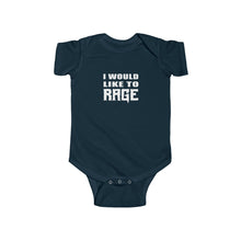 Load image into Gallery viewer, I Would Like To RAGE - Babe-arian Onesie