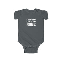 Load image into Gallery viewer, I Would Like To RAGE - Babe-arian Onesie