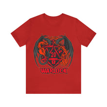 Load image into Gallery viewer, Unleash Your Power with Our D20 Warlock Tee! | Regular Fit | Fantasy DnD Tabletop Gaming Tshirt