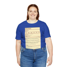 Load image into Gallery viewer, Human Variant Stat Block Tee | Regular Fit | Fantasy Dnd Tabletop RPG T-shirt