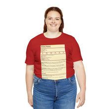 Load image into Gallery viewer, Human Variant Stat Block Tee | Regular Fit | Fantasy Dnd Tabletop RPG T-shirt