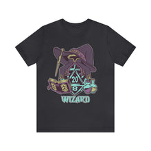 Load image into Gallery viewer, Arcane Power: Wizard D20 Tee | Regular Fit | Fantasy DnD Tabletop Gaming Tshirt