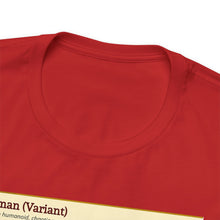 Load image into Gallery viewer, Human Variant Stat Block Tee | Regular Fit | Fantasy Dnd Tabletop RPG T-shirt