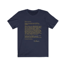 Load image into Gallery viewer, Letter from Rogue - Unisex Jersey Short Sleeve Tee