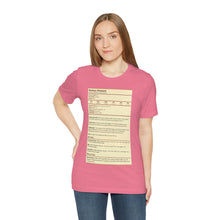 Load image into Gallery viewer, Human Variant Stat Block Tee | Regular Fit | Fantasy Dnd Tabletop RPG T-shirt