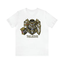 Load image into Gallery viewer, Roll with the Divine: D20 Paladin Tee | Regular Fit | Fantasy DnD Tabletop Gaming Tshirt