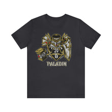 Load image into Gallery viewer, Roll with the Divine: D20 Paladin Tee | Regular Fit | Fantasy DnD Tabletop Gaming Tshirt