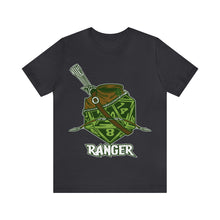 Load image into Gallery viewer, Roll for Survival: Ranger D20 T-Shirt | Regular Fit | Fantasy DnD Tabletop Gaming Tee