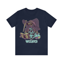 Load image into Gallery viewer, Arcane Power: Wizard D20 Tee | Regular Fit | Fantasy DnD Tabletop Gaming Tshirt