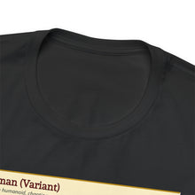 Load image into Gallery viewer, Human Variant Stat Block Tee | Regular Fit | Fantasy Dnd Tabletop RPG T-shirt