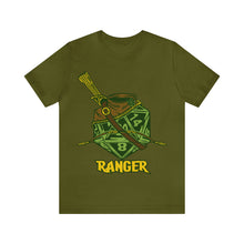Load image into Gallery viewer, Roll for Survival: Ranger D20 T-Shirt | Regular Fit | Fantasy DnD Tabletop Gaming Tee