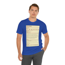 Load image into Gallery viewer, Human Variant Stat Block Tee | Regular Fit | Fantasy Dnd Tabletop RPG T-shirt