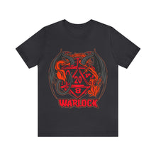 Load image into Gallery viewer, Unleash Your Power with Our D20 Warlock Tee! | Regular Fit | Fantasy DnD Tabletop Gaming Tshirt
