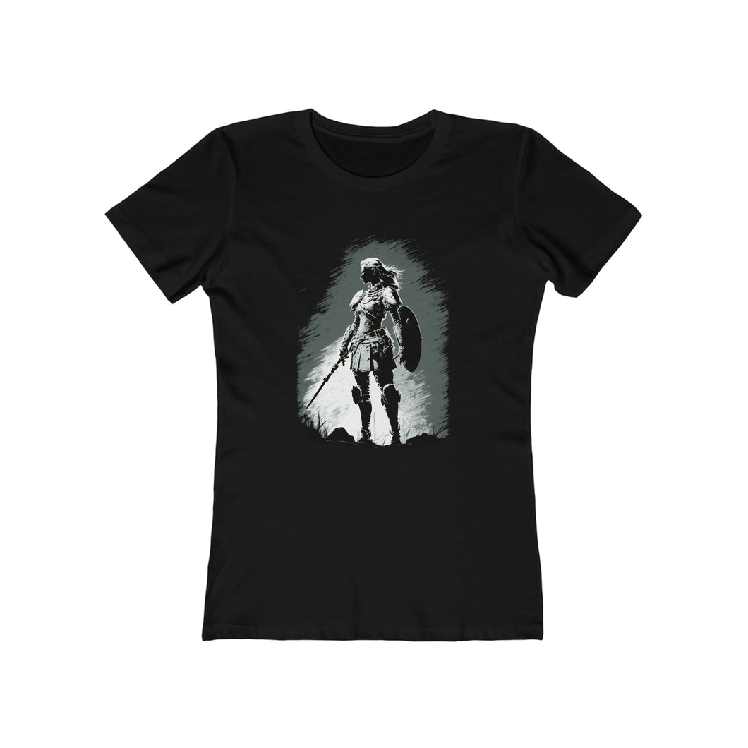 Fierce Female Fighter Tee | Woman's Slim Fit Tee