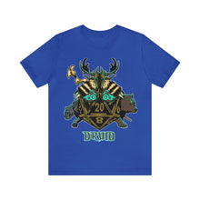 Load image into Gallery viewer, Roll with the Nature: D20 Druid Tee for Tabletop Gamers | Regular Fit | Fantasy DnD Tshirt
