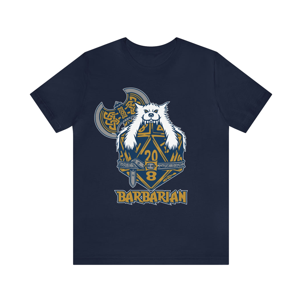 Barbarian Dice Brawler T-Shirt | Retail Fit | Fantasy DnD Tee